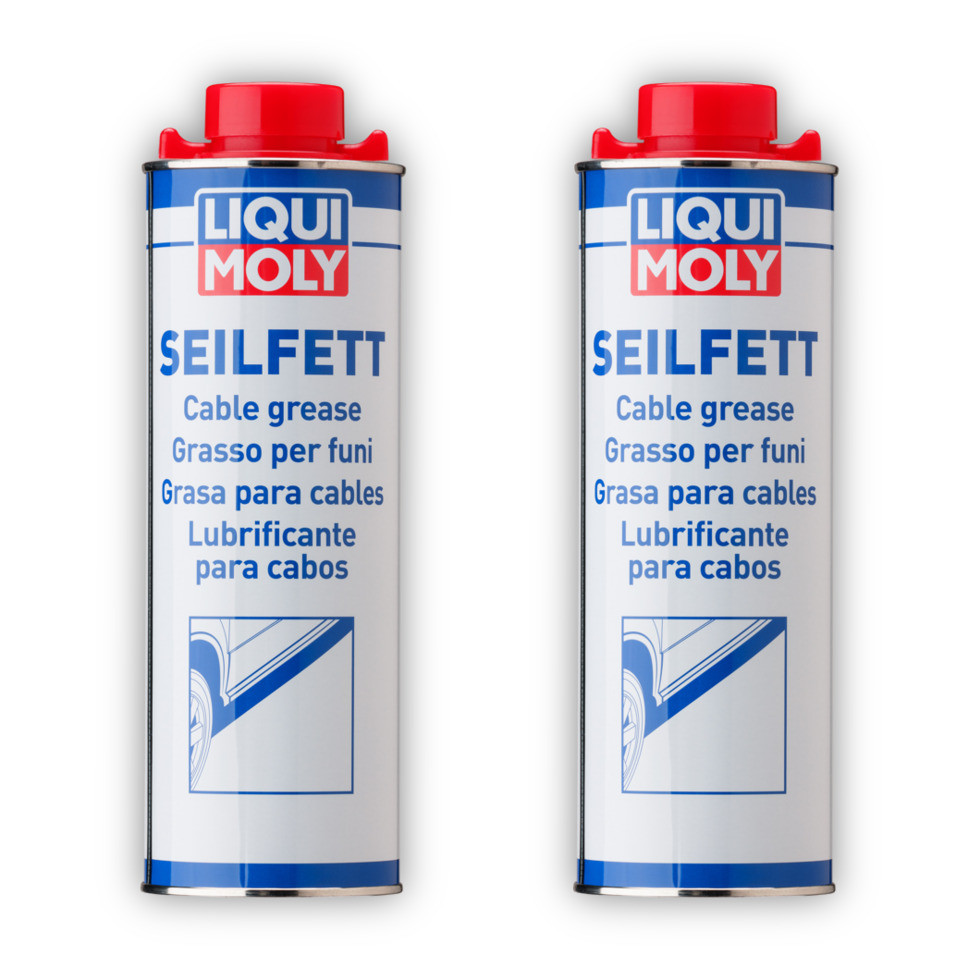 2x 1L LIQUI MOLY 6173 Schmiermittel Seilfett Korrosionsschutz Unterbodenschutz