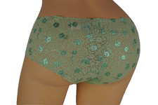 .VTG VICTORIA'S SECRET LACE NO SHOW CHEEKSTER PANTY XL
