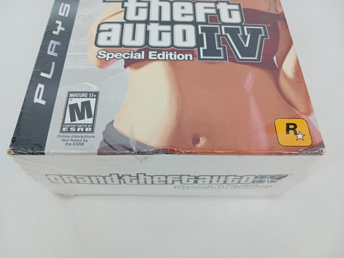 Rockstar Grand Theft Auto IV Edizione Speciale Sony PlayStation 3 PS3 Sigillato Leggi - Foto 7 di 12
