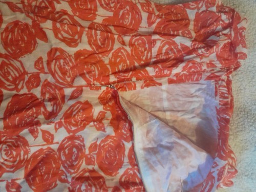 Camisa para mujer J Crew sin mangas naranja fliral nueva con etiquetas talla 2 - Imagen 8 de 10