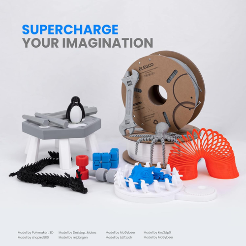 PLA Filament 1.75Mm Black 1KG, 3D Filament Dimensional Accuracy +/- 0.02Mm, 1Kg - 第 6/12 張圖片