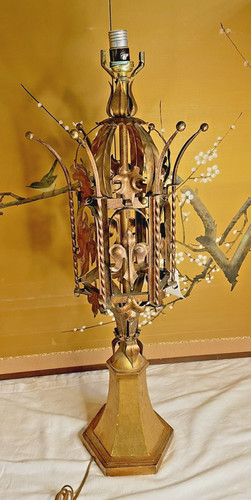 MCM Spanish Revival Table Lamp 30" tall