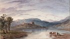 Lady William Compton Elizabeth Phillips 1849 - Watercolour Painting - Landscape