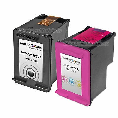 DI 1 Tintenpatrone schwarz 1 dreifarbig für HP 60XL HP Deskjet F2400 D2660 F2420 - Bild 1 von 7