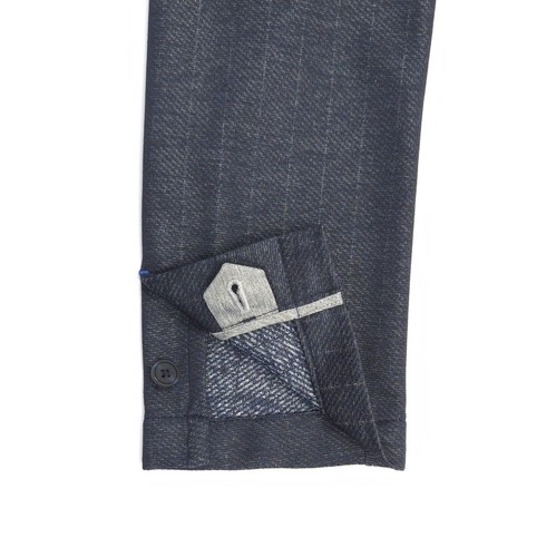 Vince Camuto Men's 2XL Slim Fit Navy Chalk Stripe Blazer Breathable Stretch NWT - Picture 6 of 15