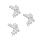  3 Pack Silikon Gießformen Blumen Silikonformen Blüten DIY Epoxidform