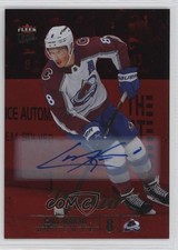 2024-25 Upper Deck Fleer Ultra Red Rainbow Foil 9/25 Cale Makar #5 Auto 12a0