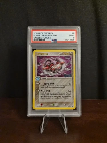 Pokemon TCG Forretress 6/115 Unseen Forces Reverse Holo PSA 9