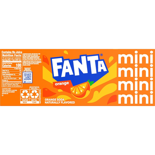 FANTA LATTINA ARANCIONE 7,5 FL OZ X10 - Foto 5 di 12