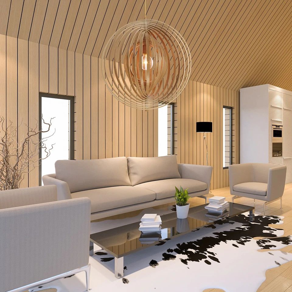 Colgante Eurofase Lighting 31874 Abruzos 17"W - Madera Foto 4 de 4