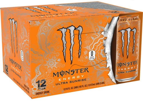 Monster Ultra Sunrise 12/ 16 oz Pack - Picture 3 of 4