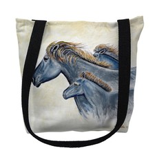 Wild Horses Small Tote Bag 13x13