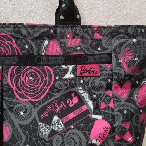 Tote Bag LeSportsac Barbie Black x Pink x White - Picture 4 of 5