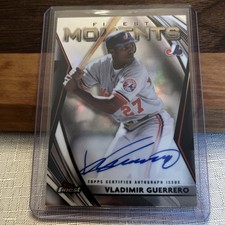 2021 Topps Finest - Finest Moments Autographs Vladimir Guerrero #FMA-VG (AU)