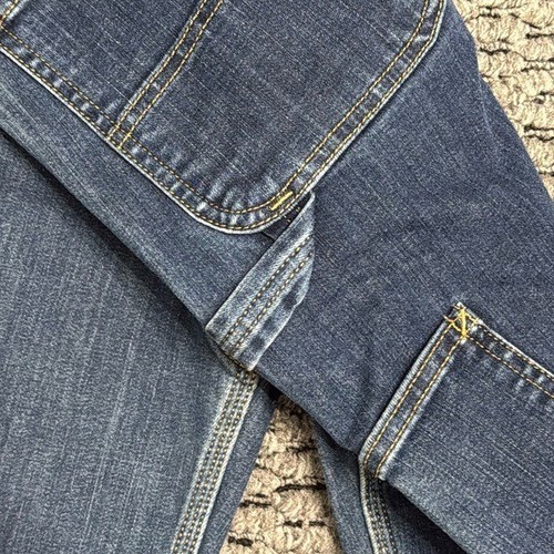 Carhartt Double Knee Jeans Women’s Sz 12 Relax Fit Rugged Workwear Gorpcore - Picture 4 of 9