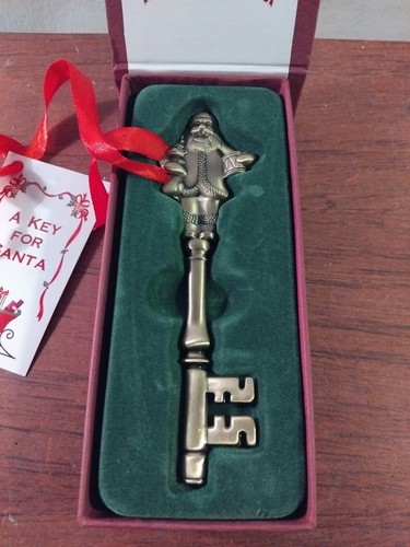 Weihnachtsmannschlüssel Zauber Türschlüssel Ornament Messing Weihnachten (B) - Bild 7 von 10