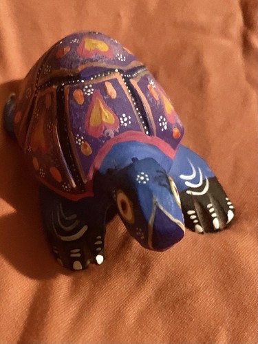 Alebrijes Oaxacan Schildkröte Holzschnitzerei von Roberta Angeles - Bild 3 von 5