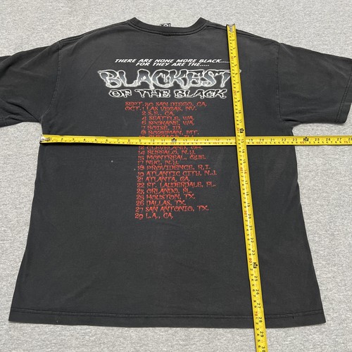 Vintage Danzig Circle of Snakes Shirt XL Faded Black Metal Band Tee - Picture 6 of 6