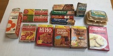Vintage 1980s Supermarket Grocery Store Boxed Cardboard Play Food