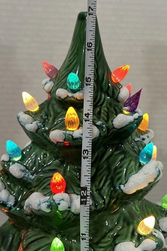 Albero di Natale Vintage 17” Alberta’s Molds Inc 1978 Ceramica - Foto 5 di 10