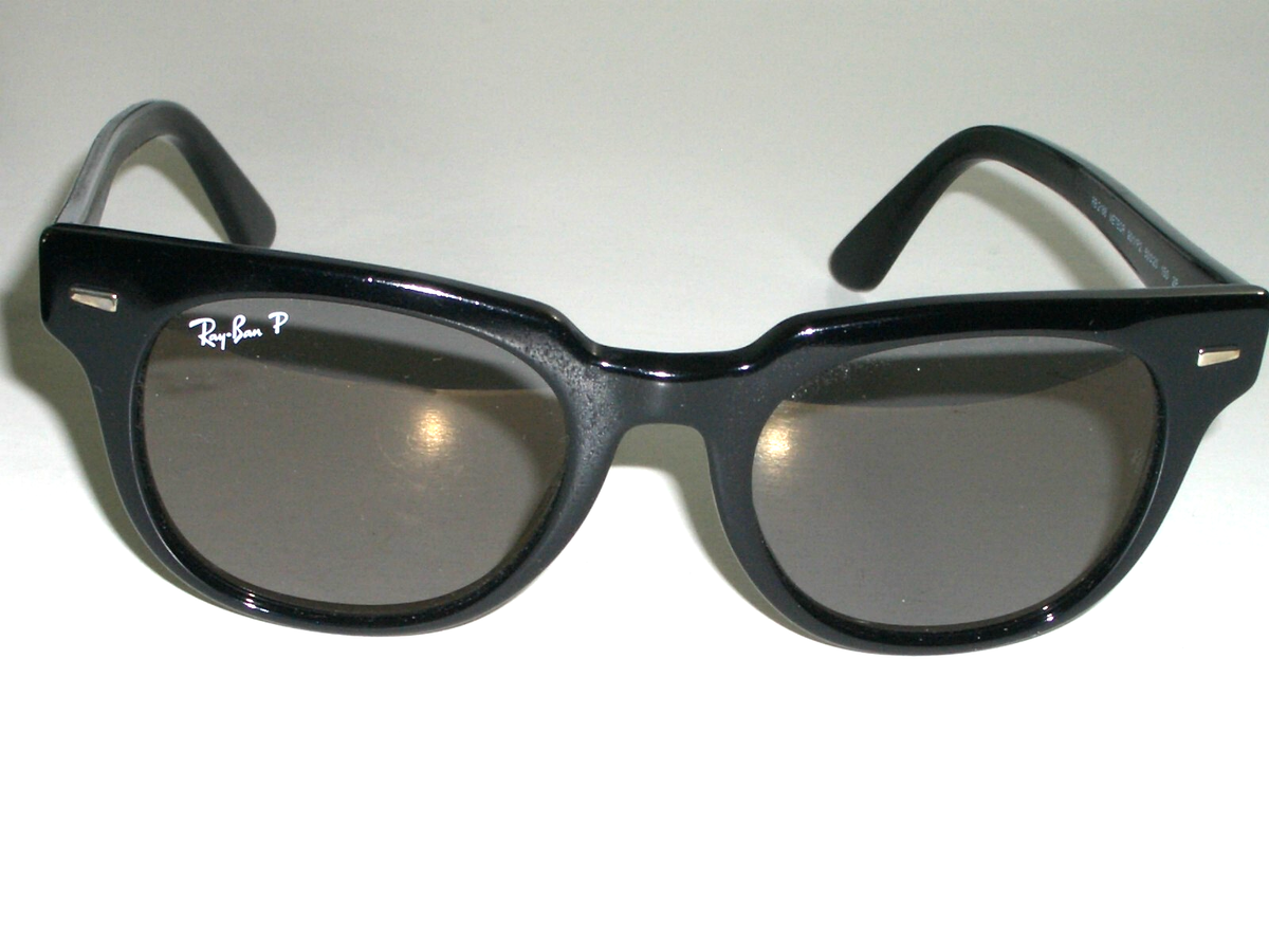 RAY BAN RB2168 901/P2 50[]22 BLACK POLARIZED CRYSTAL METEOR