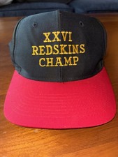 Vintage Washington Redskins Super Bowl XXVI Champion SnapBack Hat Amapro NFL