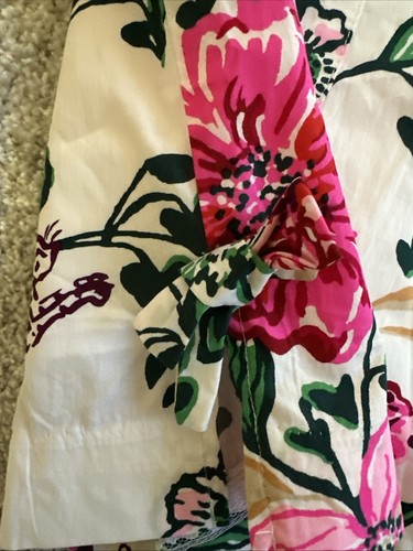 Lilly Pulitzer Girls Size 10 Floral Neon Shift Dress Preppy EUC - Picture 4 of 18