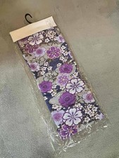 New and unused / Yukata / Free size / 152-167cm / Floral pattern / Purple /