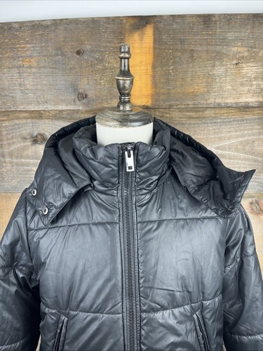 Maralyn & Me Gir's Junior Puffer Winter Mantel Jacke Kapuze schwarz Gr. XL - Bild 4 von 10