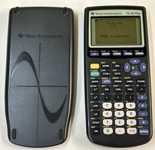 Texas Instruments TI-83 + Plus Graphing Calculator with Batteries TESTED & WORKS