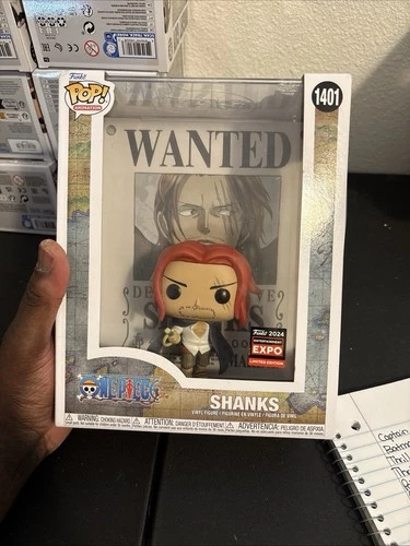 Funko Pop! Animation Shanks One Piece #1401 Expo Exclusive Limited 2024