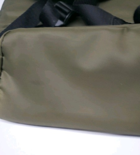 Jean Paul Gaultier Nylon Backpack Olive Green Roll Top Front Pocket - Picture 6 of 10