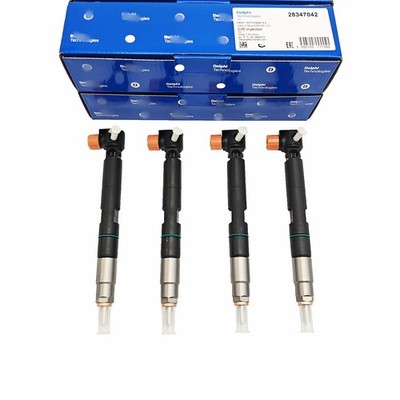4PCS New Fuel Injector Fit For Delphi Doosan Bobcat D34 3.4L EG8157 28347042