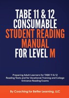 Tabe 11 And 12 Consumable Student Reading Manual For Level M | Taschenbuch