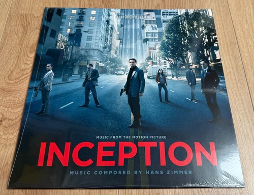 INCEPTION - Soundtrack by HANS ZIMMER *LP* LIMITED CLEAR VINYL *NEW/SEALED* RAR - Afbeelding 1 van 6