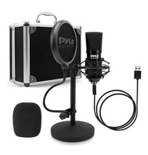 USB Computer Recording Streaming Podcast Microphone PyleUSA PDMIKT100