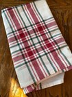 St. Nicholas Square Red & Green Plaid Cotton/Polyester Tablecloth