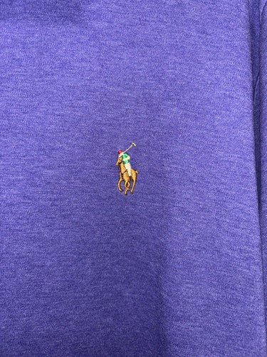 Polo Ralph Lauren Calce Clásico Polo Hombres XXL Pima Púrpura Brezo Carne Poni - Imagen 4 de 5