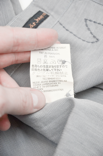 Nudie Jeans Shirt – Grey Casual Button-Up Minimal – Size L - Picture 12 of 12