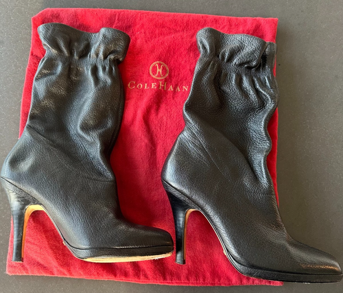 Cole Hann NikeAir Collab Scrunch Boot - Black - US 8.5 - Picture 1 of 10