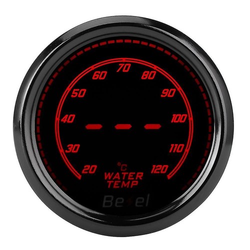 Afficheur de température d'eau 2In/52mm led water temperature gauge meter car in - Afbeelding 3 van 4