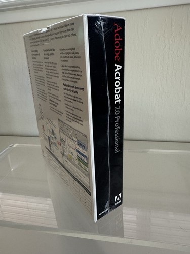 Adobe Acrobat 7.0 Standard SEALED SHRINKWRAPPED - Retail - Windows with Serial - Picture 4 of 6