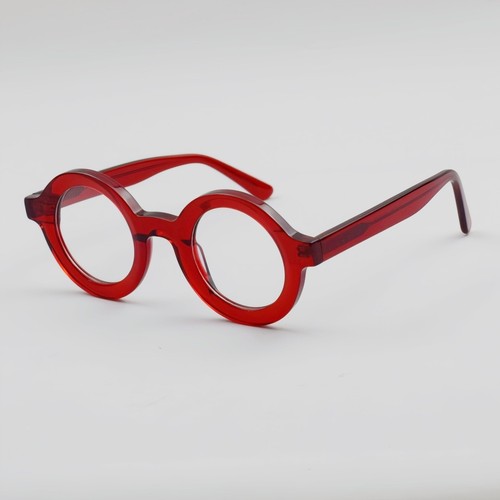 Nerd Round Acetate Eyeglasses Frames Reading Glasses Classic Vintage Men Women - Picture 63 of 67