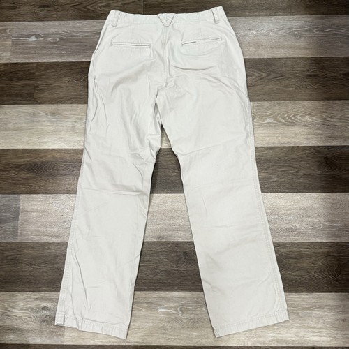 Columbia Damenhose Größe 8 cremeweiß gerades Bein mittlerer Bund Baumwolle Freizeit sehr guter Zustand! - Bild 3 von 10