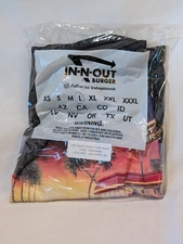 NEW SEALED  in n out burger 75th anniversary  t shirt California size Large NIP