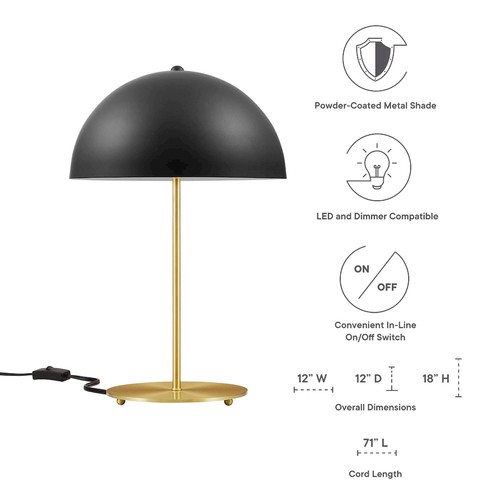 Ideal Metal Table Lamp - Picture 8 of 8