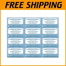 Unscented Baby Soap 12-Pack, Organic Ingredients