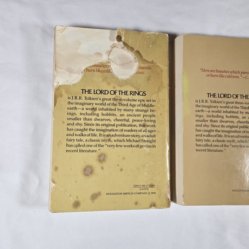 J.R.R. Tolkien Lord of the Rings Houghton PB Box Set Slipcase - Picture 11 of 15