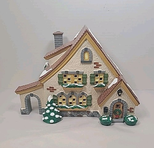 Vintage Dept 56 Snow Village CARMEL COTTAGE #54666 ohne Lichtkabel NICHT MEHR ERHÄLTLICH - Bild 1 von 12