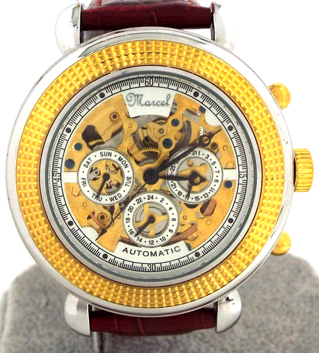 Reloj de pulsera Marcel Drucker - Automático - Acero inoxidable - Esqueleto para hombre ~ #6807 - Imagen 1 de 8